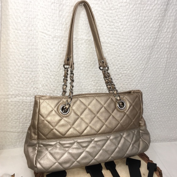 🧨 3for $30 Nine West Large Metallic Shoulder Bag - Picture 2 of 8